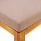 Preview: 2 stk. Ecksofa mit Kissen 100 % Polyester Solid-Acacia Natur
