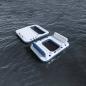 Preview: ARDEBO.de - Bestway Hydro-Force Schwimmende Insel 2 stk. PVC Weiß und Blau
