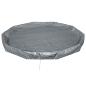 Preview: Bestway Poolabdeckung Ø3,05 m Rund Polyester Grau