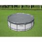 Preview: ARDEBO.de - Bestway Poolabdeckung Ø3,66 m Rund Polyester Grau