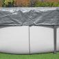 Preview: Bestway Poolabdeckung Ø3,66 m Rund Polyester Grau