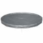 Preview: Bestway Poolabdeckung Ø4,27 m Rund Polyester Grau