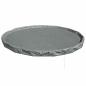 Preview: Bestway Poolabdeckung Ø4,57 m Rund Polyester Grau