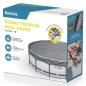 Preview: Bestway Poolabdeckung Ø4,57 m Rund Polyester Grau