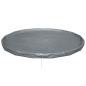 Preview: Bestway Poolabdeckung Ø4,88 m Rund Polyester Grau