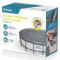 Preview: Bestway Poolabdeckung Ø4,88 m Rund Polyester Grau