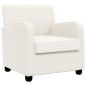 Preview: Sessel Creme Lammfell-Imitat