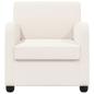 Preview: Sessel Creme Lammfell-Imitat