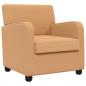Preview: Sessel Beige Lammfell-Imitat