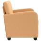Preview: Sessel Beige Lammfell-Imitat