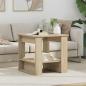 Preview: ARDEBO.de - Couchtisch Sonoma-Eiche 51 x 50 x 50 cm Holzwerkstoff