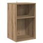 Preview: Schallplattenschrank Artisan-Eiche 38 x 33 x 61 cm