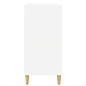 Preview: Plattenspieler Stand Wei? 71 x 39,5 x 83 cm Holzwerkstoff