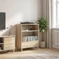 Preview: ARDEBO.de - Plattenspieler Stand Sonoma-Eiche 71 x 39,5 x 83 cm