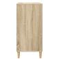 Preview: Plattenspieler Stand Sonoma-Eiche 71 x 39,5 x 83 cm