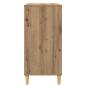 Preview: Plattenspieler Stand Artisan-Eiche 71 x 39,5 x 83 cm