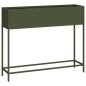 Preview: Hochbeet Gartenpflanzer Olivgrün 100 x 26 x 82 cm Stahl