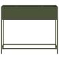 Preview: Hochbeet Gartenpflanzer Olivgrün 100 x 26 x 82 cm Stahl