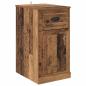 Preview: Seitenschrank 40 x 50 x 75 cm Holzwerkstoff Altholz