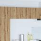 Preview: ARDEBO.de - H?ngeschrank Artisan-Eiche und Wei? 40 x 31 x 40 cm