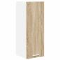 Preview: H?ngeschrank Sonoma-Eiche und Wei? 30 x 31 x 80 cm