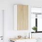 Preview: H?ngeschrank Sonoma-Eiche und Wei? 50 x 31 x 100 cm