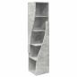 Preview: Eckschrank 32x32x140cm Holzwerkstoff Betongrau
