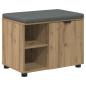 Preview: Flurbank Artisan-Eiche 60 x 38 x 46 cm