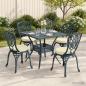 Preview: ARDEBO.de - 4-teilige Sitzkissen SOEST 4 stk. 100 % Polyester Creme
