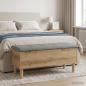 Preview: ARDEBO.de - Aufbewahrungsbank mit Kissen Artisan-Eiche 102 x 42 x 46 cm