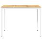 Preview: Gartenbar-Tisch Weiß 141 x 80,5 x 105 cm Massivholz Akazie