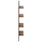 Preview: Wandregal Altholz 61 x 13,5 x 105 cm Holzwerkstoff