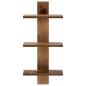 Preview: Wandregal Altholz 30 x 13.5 x 64.5 cm Holzwerkstoff