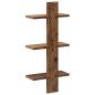 Preview: Wandregal Altholz 30 x 13.5 x 64.5 cm Holzwerkstoff