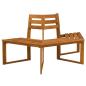 Preview: Baumbank 160 x 70 x 86 cm Massivholz Akazie Natur