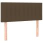Preview: Kopfteil Dunkelbraun 90x5x78/88 cm Stoff