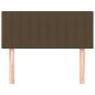Preview: Kopfteil Dunkelbraun 90x5x78/88 cm Stoff