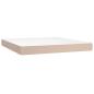 Preview: Boxspringbett Matratze Cappuccino-Braun 180x200 cm Kunstleder