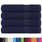 Preview: Handtücher FROGN 4 Stk. Marineblau 100x200 cm 360 g/m²