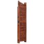 Preview: 4-tlg. Raumteiler Handgeschnitzt Braun 160×165 cm Mangoholz