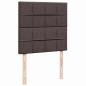 Preview: Boxspringbett mit Matratze Dunkelbraun 80x200 cm Stoff
