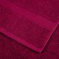 Preview: Premium Saunatücher SOLUND 4 Stk. Bordeaux 80x200 cm 600 g/m²