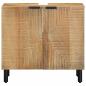 Preview: Waschbeckenunterschrank Braun 62x33x58 cm Massivholz Mango