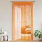 Preview: ARDEBO.de - Fadenvorhänge 2 Stk. Orange 140x250 cm