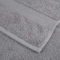 Preview: Premium Saunatücher SOLUND 10 Stk. Grau 80x200 cm 600 g/m²