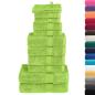 Preview: 12-tlg. Premium Handtuch-Set SOLUND Apfelgrün 600 g/m²