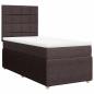 Preview: Boxspringbett mit Matratze Dunkelbraun 80x200 cm Stoff