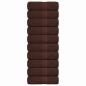 Preview: Waschtücher FROGN 10 Stk. Braun 30x30 cm 360 g/m²