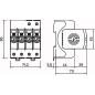 Preview: OBO Bettermann Blitzstrom-Kombiableiter 4-polig "V50-B+C/3" V50-3+NPE-280
