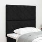 Preview: ARDEBO.de - Kopfteil Schwarz 90 cm Stoff